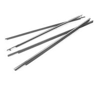 Guarnizioni Finestrini Portiere Auto Strisce Tenuta Per Finestrini Cromate/nere 4 Pezzi 7573012300 Per Toyota Per Corolla 2008-2013, Modanature Per Porte, In Vetro(Chrome)