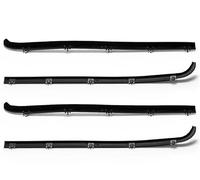 Guarnizioni Finestrini Sportello 4 pezzi feltro gomma guarnizioni finestrini anteriori portiere cintura sicurezza pulizia per Ford per Bronco F250 F350 1987-1997