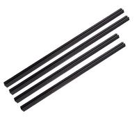 Guarnizioni Finestrini Sportello 4 pezzi Guarnizione gomma finestrini esterni auto per Mitsubishi Per Outlander 2007-2012 Striscia di tenuta a pressione impermeabile(Inner)