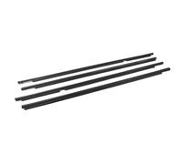 Guarnizioni Finestrini Sportello 4 pezzi/set guarnizione cromata auto finestrini porte modanatura per Toyota per Highlander 2012 2013 2014 2015 2016 2017 2018