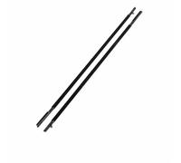 Guarnizioni Finestrini Sportello Guarnizioni per finestrini auto per Lexus per GX470 2003 2004 2005 2006 2007 2008 2009 Strisce antipioggia per porte(Black Rear 2pcs)