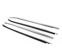 Guarnizioni Finestrini Sportello Per BMW X3 Guarnizione portiera auto Cintura modanatura Guarnizione finestra Modanatura esterna Finiture cromate auto 4 pezzi/set