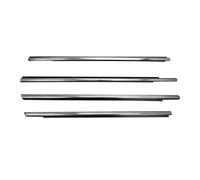Guarnizioni Finestrini Sportello Per Citroen Per Elysee 2014 2015 2016 Guarnizione in gomma per finestrini laterali, portiera esterna, modanatura(Chrome)