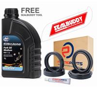 Guarnizioni Forcella Parapolvere e Olio Silkolene e Attrezzi per Honda SZX50 ...