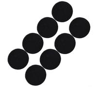 Guarnizioni in cotone con filtro a carbone attivo per bidoni del compost, diametro 16 cm, spessore 5 mm, adatte alla maggior parte dei coperchi dei secchi per compost, set da 8 pezzi (rotondi)