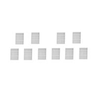 Guarnizioni in gomma for telaio filtro HEPA contenitore polvere for aspirapolvere robot Ursus Trotter UT-MARINETTI-Negro Accessori di ricambio Contenitore polvere Lodevole(10pcs HEPA)