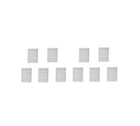 Guarnizioni In Gomma For Telaio Filtro HEPA Contenitore Polvere For Aspirapolvere Robot Ursus Trotter UT-MARINETTI-Negro, Accessori Di Ricambio For Contenitore Polvere(10pcs HEPA)
