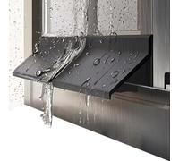 Guarnizioni in gomma per porte, Rubber Self-Adhesive Rain Deflector For Windows And Doors Black Multiple Sizes(5.5cm,2.5m(8.2ft))