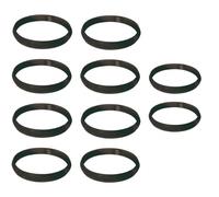 GUARNIZIONI IN SILICONE ALTA TEMP. TUBI STUFA A PELLET ø CM 30 -H 9 MM-10 PEZZI