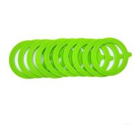 Guarnizioni in silicone per coperchi di barattoli, set di guarnizioni di ricambio per conservazione e conservazione ermetica degli alimenti (verde)