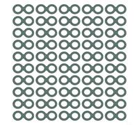 Guarnizioni isolanti per batterie in carta verde per - diametro esterno 17 mm, diametro interno 10 mm, spessore 0,24 mm, realizzate in polpa di legno e polpa di cotone per (H)