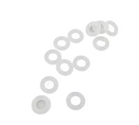 Guarnizioni O-ring in silicone bianco da 3millimeter di spessore, 10/11/12/13/14/15/16/17/18/19/20 mm, rondelle di tenuta in gomma O-ring OD (colore: 12x6x3mm, dimensioni: 500 pezzi)(15x9x3mm,200pcs)