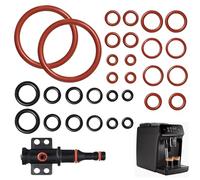 Guarnizioni O-Ring,Set di 30 Pezzi in Silicone per Gruppo di Infusione, Valvola del Vapore e Valvola di Uscita, adatta per Macchine da Caffè Saeco,Philips