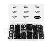 Guarnizioni Passacavo in Gomma Set, Tapsin 200 Pezzi Assortimento Passacavi in Gomma 8 Misure Tappo in Gomma Passacavo in Gomma Tappo Corpo Passacavo Passacavo in Gomma Set Guarnizioni