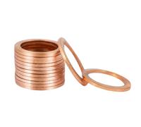 Guarnizioni per vite di scarico dell'olio motore OE# 94109-14000, vite per vasca dell'olio auto, disco in alluminio/rame, accessori intercambiabili (rame, 22 x 22 x 1 mm, 80 PCS)