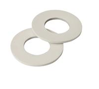 Guarnizioni piane per rubinetto bidet 3/4" 2 pz Bianco