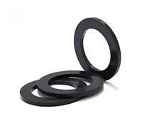 guarnizioni piatte idrauliche per raccordi tubi, rondelle in gomma per rubinetti, guarnizione filtro rubinetto doccia (44,5mmx35,5mm: grosor 3mm, 5 Pezzi)