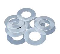 Guarnizioni piatte O-ring in silicone resistenti alle alte temperature for rubinetti e tubi dell'acqua - Set da 1/2/5/10 pezzi(38x78x3mm 5Pcs)