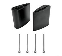Guarnizioni Rialzo Manubrio MTB e per corsa Nero Guarnizioni | Regolabili 5-60mm, carbonio leggero, compatibili 1 1/8", nero opaco, per facile montaggio(60mm)