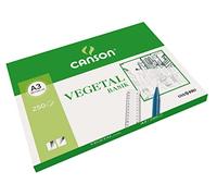 Guarro Canson 200406244 Confezione 250 Fogli A3, Carta Vegetale