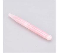 Guasha Board Jade Face Massager Crystal Energy Pink Stone 1Pcs (Color : Wine Red)