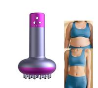 Guasha massaggiatore elettrico a 6 velocità con microcorrente, con terapia di riscaldamento, rimozione della cellulite, dimagrante, per alleviare lo stress e rilassare il corpo (viola)