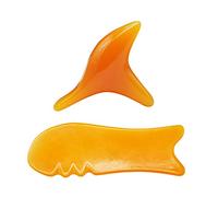 Guasha - Raschietto portatile a triangolo per cera d'api, massaggiatore, agopunto, meridiano, per collo, schiena, triangolo