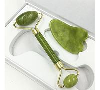 Guasha, Roller viso, Beauty Roller Sk in strumenti for la cura, strumenti for massaggio guasha viso Strumenti Gua Sha for viso corpo SPA, pietra di giada naturale originale al 100% /115 (Color : One