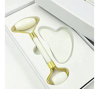 Guasha, rullo for il viso, strumenti for la cura della pelle del rullo di bellezza, strumenti for il massaggio guasha del viso Strumenti Gua Sha for Face Body SPA, pietra di giada naturale originale a