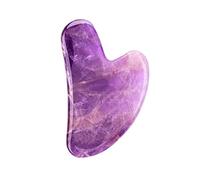 Guasha Stone Jade Board Stone Raschietto for viso collo posteriore corpo 1 pezzo (Color : Amethyst)