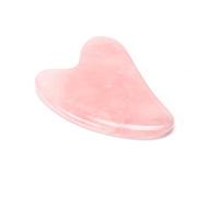 Guasha Stone Jade Board Stone Raschietto for viso collo posteriore corpo 1 pezzo (Color : Rose quartz)