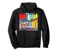 Guatemala Antigua Quetzal Chapin Café Semana Santa Retro Felpa con Cappuccio