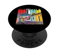 Guatemala Antigua Quetzal Chapin Café Semana Santa Retro PopSockets PopGrip Adesivo