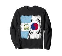 Guatemala Corea del Sud Mezza Bandiera Guatemalteco Corea del Sud Felpa