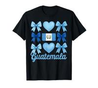 Guatemala Girl Coquette Bow Hispanic Heritage Maglietta
