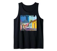Guatemala Quetzal retrò Chapin Antigua Marimba Café 502 Canotta