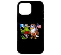 Guatemala Quetzal Uccello Aquila calva americana Bandiera Custodia per iPhone 16 Pro Max