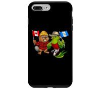 Guatemala Quetzal Uccello Castoro canadese Bandiera Canada Custodia per iPhone 7 Plus/8 Plus