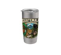 Guatemala Tierra De La Eterna Primavera Fauna Selvatica Bicchiere termico in acciaio inox doppia parete