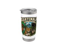 Guatemala Tierra De La Eterna Primavera Fauna Selvatica Bicchiere termico in acciaio inox doppia parete