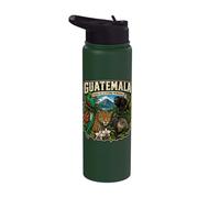 Guatemala Tierra De La Eterna Primavera Fauna Selvatica Stainless Steel Insulated Water Bottle