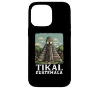 Guatemala Tikal Chapin Atitlan Maya Retro Guate Quetzal 502 Custodia per iPhone 14 Pro Max