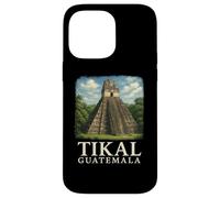 Guatemala Tikal Chapin Atitlan Maya Retro Guate Quetzal 502 Custodia per iPhone 14 Pro Max