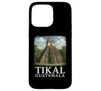 Guatemala Tikal Chapin Atitlan Maya Retro Guate Quetzal 502 Custodia per iPhone 15 Pro Max