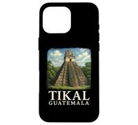 Guatemala Tikal Chapin Atitlan Maya Retro Guate Quetzal 502 Custodia per iPhone 16 Pro Max
