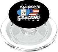 Guatemalan American Flag American And Guatemalan Guatemala PopSockets PopGrip per MagSafe