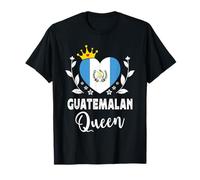Guatemalan Queen Guatemala Flag Proud Guatemalan Woman Maglietta