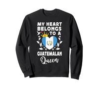 Guatemalan Queen Guatemalan Wife Girlfriend Guatemala Flag Felpa