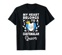 Guatemalan Queen Guatemalan Wife Girlfriend Guatemala Flag Maglietta