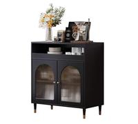 GUAWJRZDP Credenza Cucina Vintage, Mobiletto Buffet, Mobile Cucina con Contenitore, con Ripiani Regolabili, Tavolo da Bar In Legno Per Soggiorno, Cucina, Sala da Pranzo(80x40x90cm/31.4x15.7x35.4'')